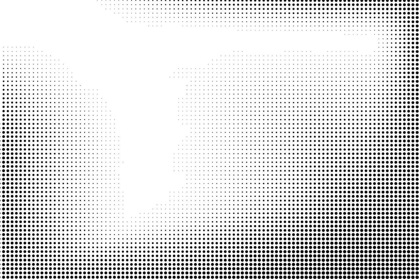 Latar belakang gradien halftone memudar. Tekstur Grunge Wallpaper, Pixel, retro vector