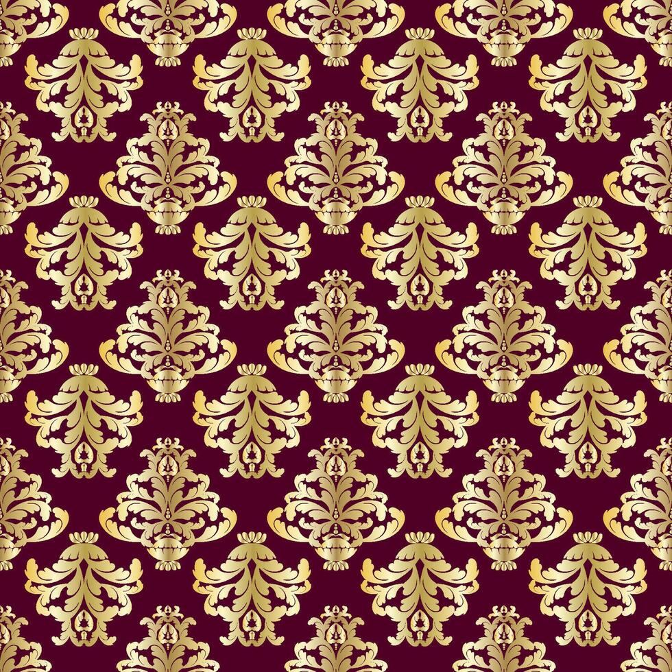 damask vintage baroque scroll ornament swirl. Retro floral leaf pattern border foliage antique acanthus calligraphy engraved tattoo print. seamless pattern vector