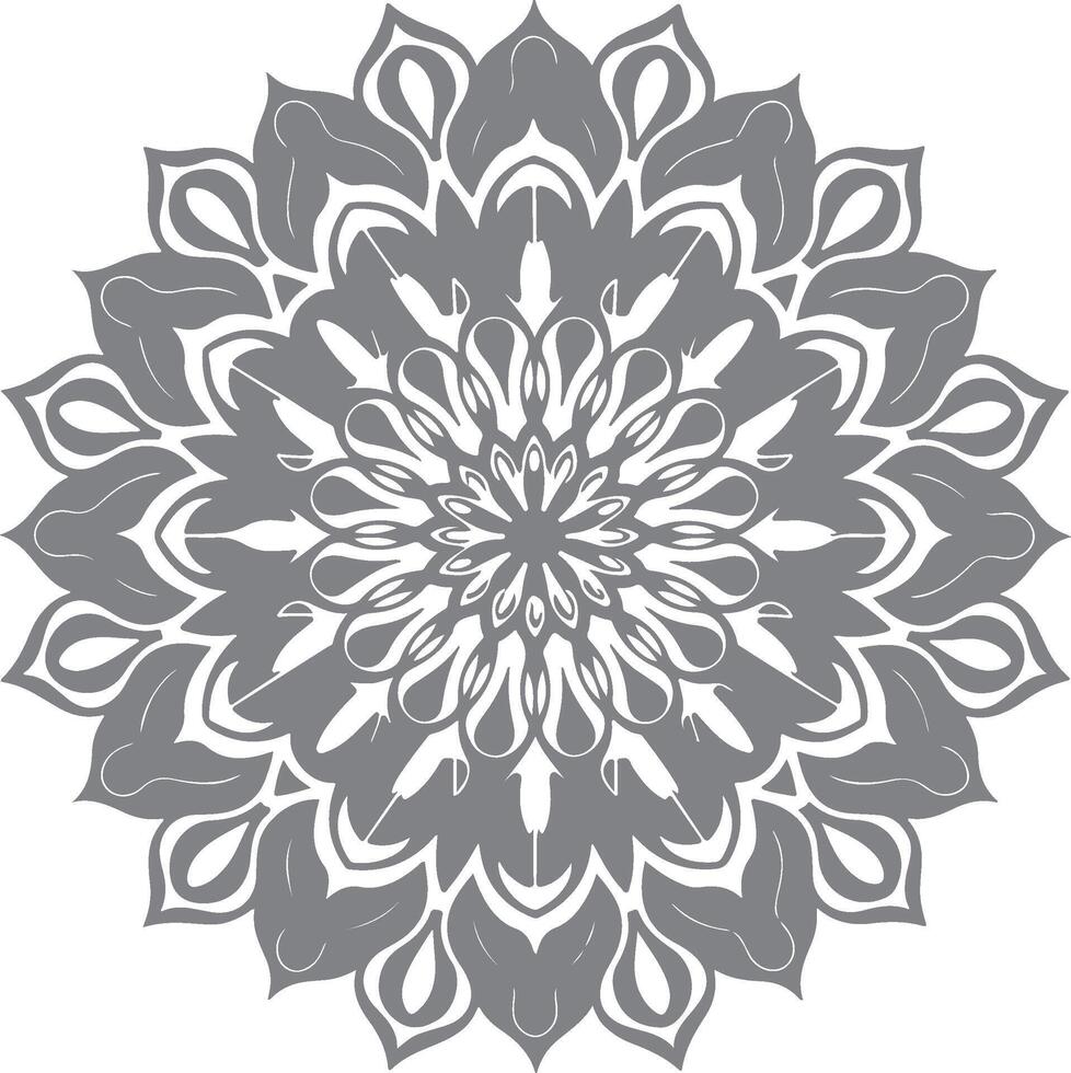 simple mandala design illustration vector