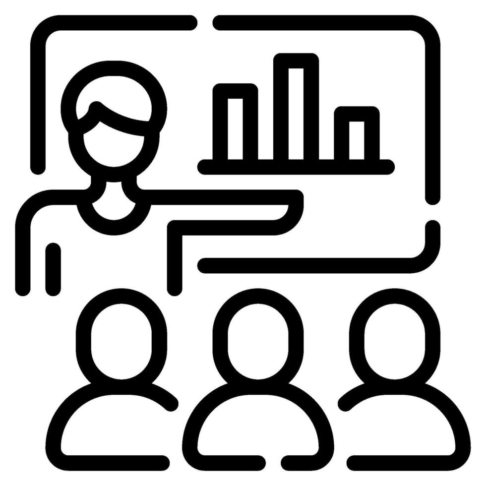 Teaching icon for web, app, infographic, etc vector