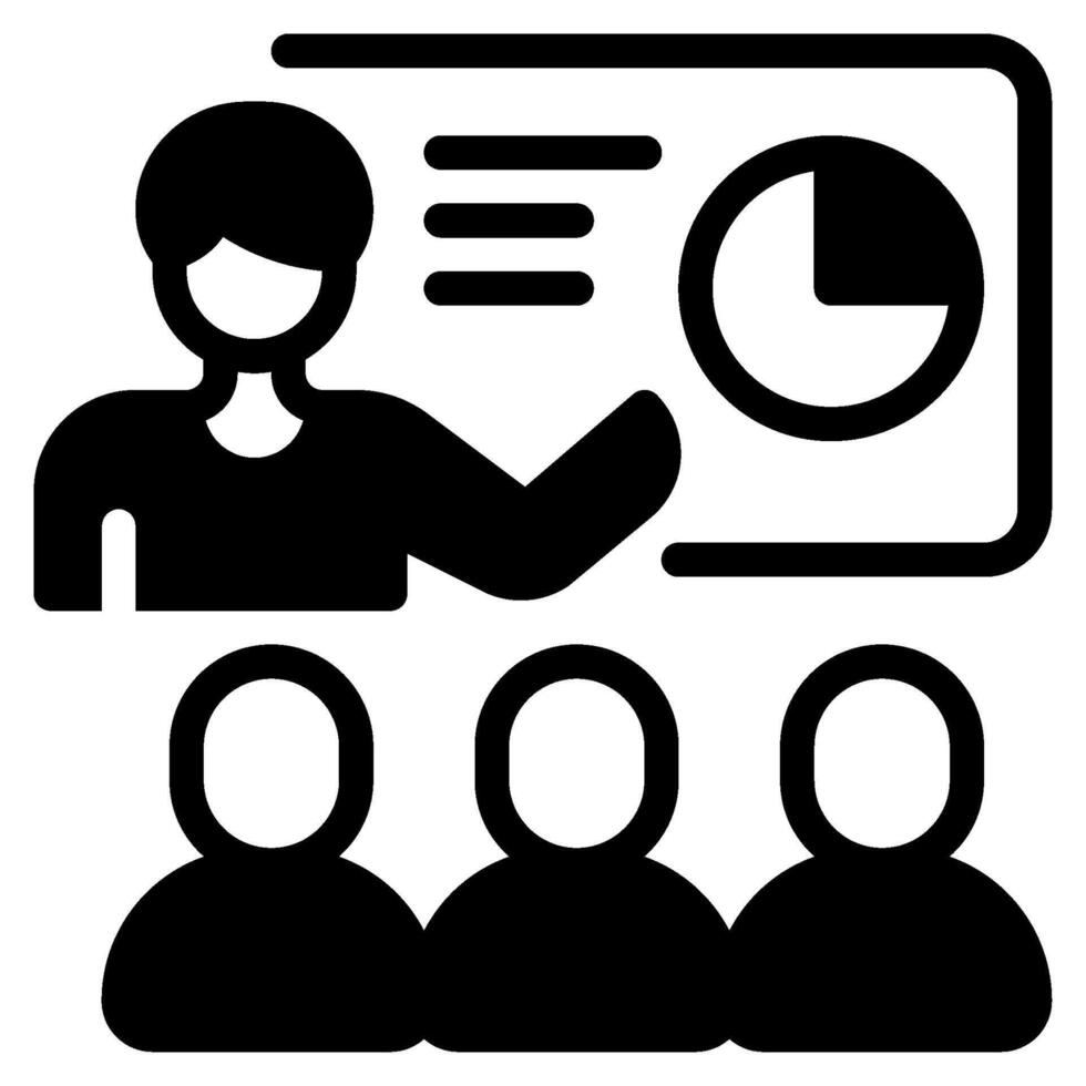 Presentation icon for web, app, infographic, etc vector