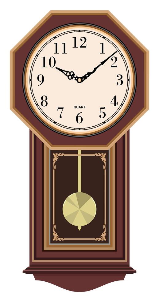 vector-based images of various wall clock vector