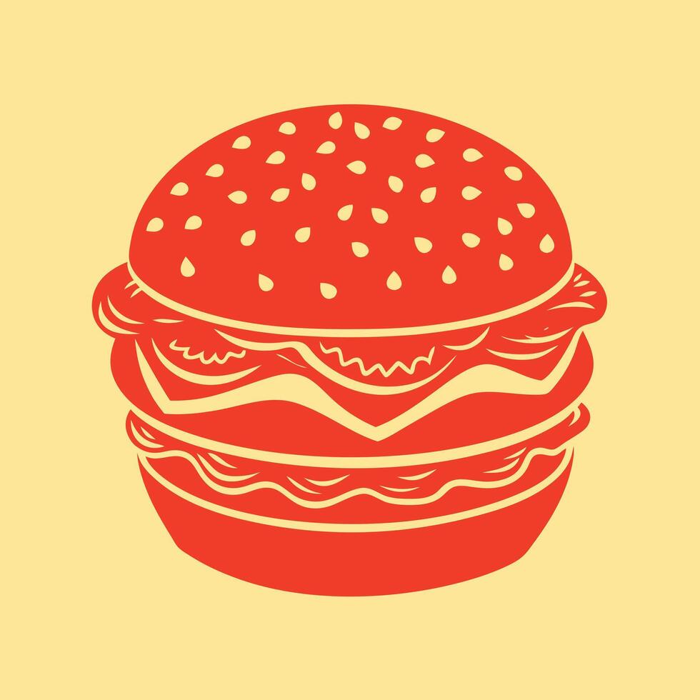Hamburger Editable Graphics Design vector