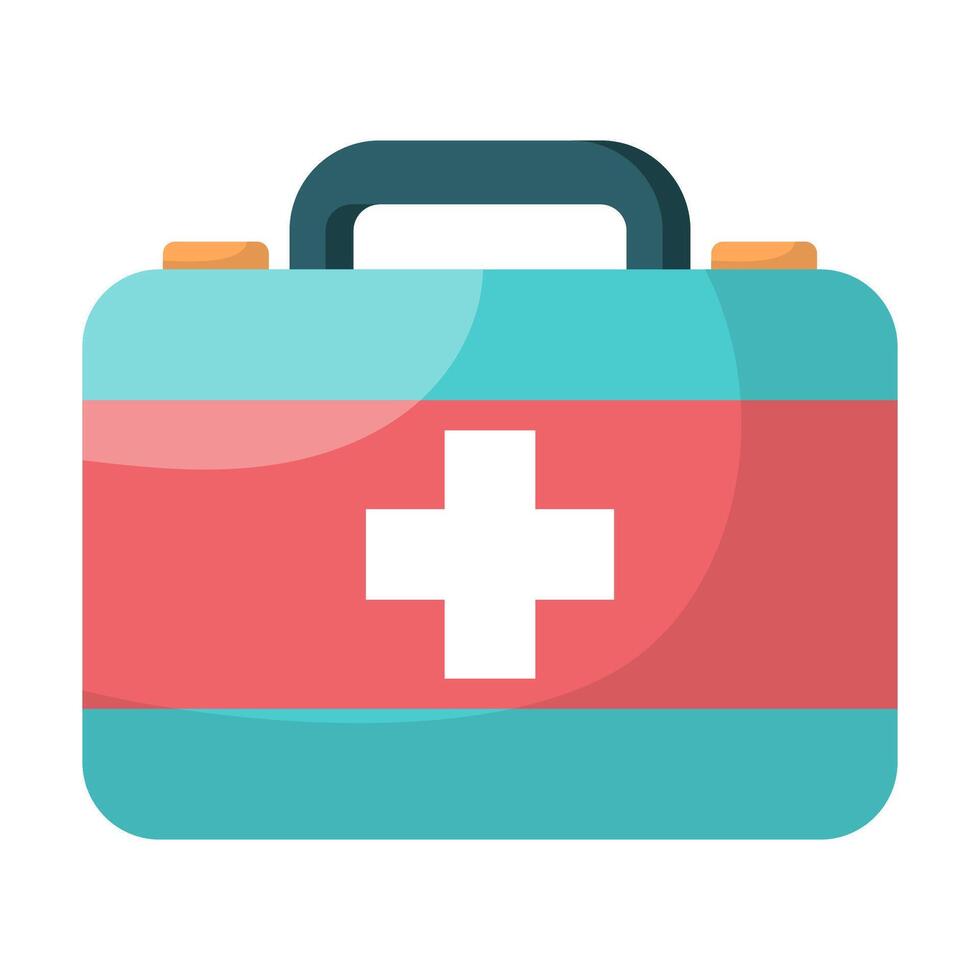 First aid kit vector
