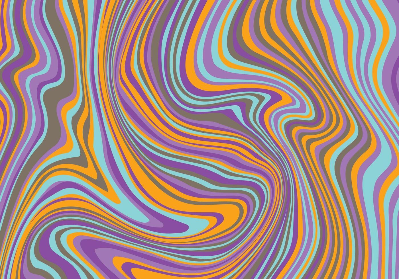Abstract psychedelic groovy background. . vector