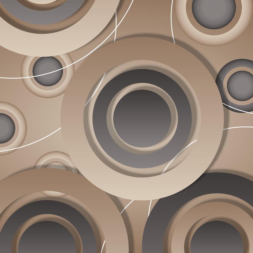 Gradient geometric circles background. vector