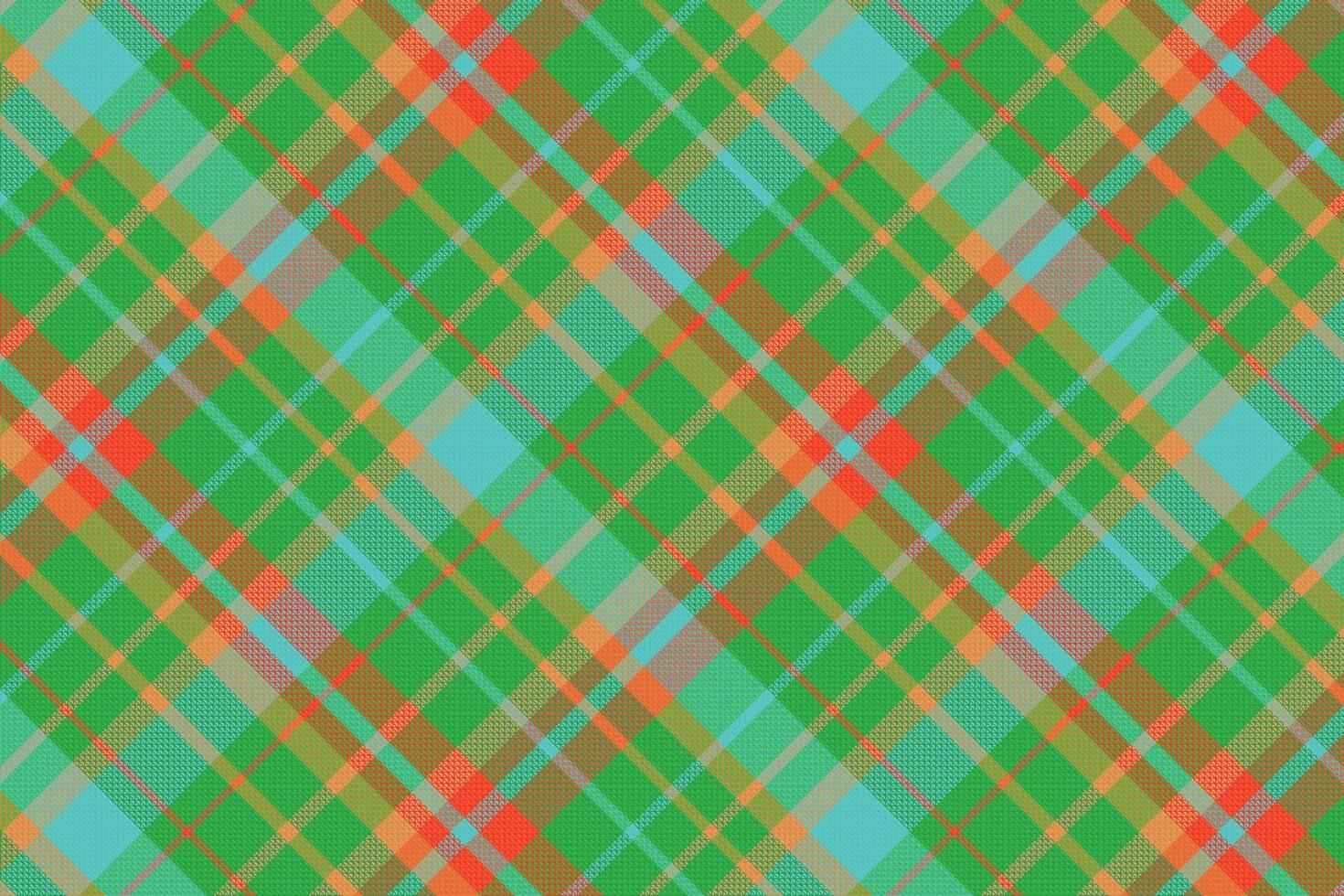 Tartan plaid pattern with texture. vector
