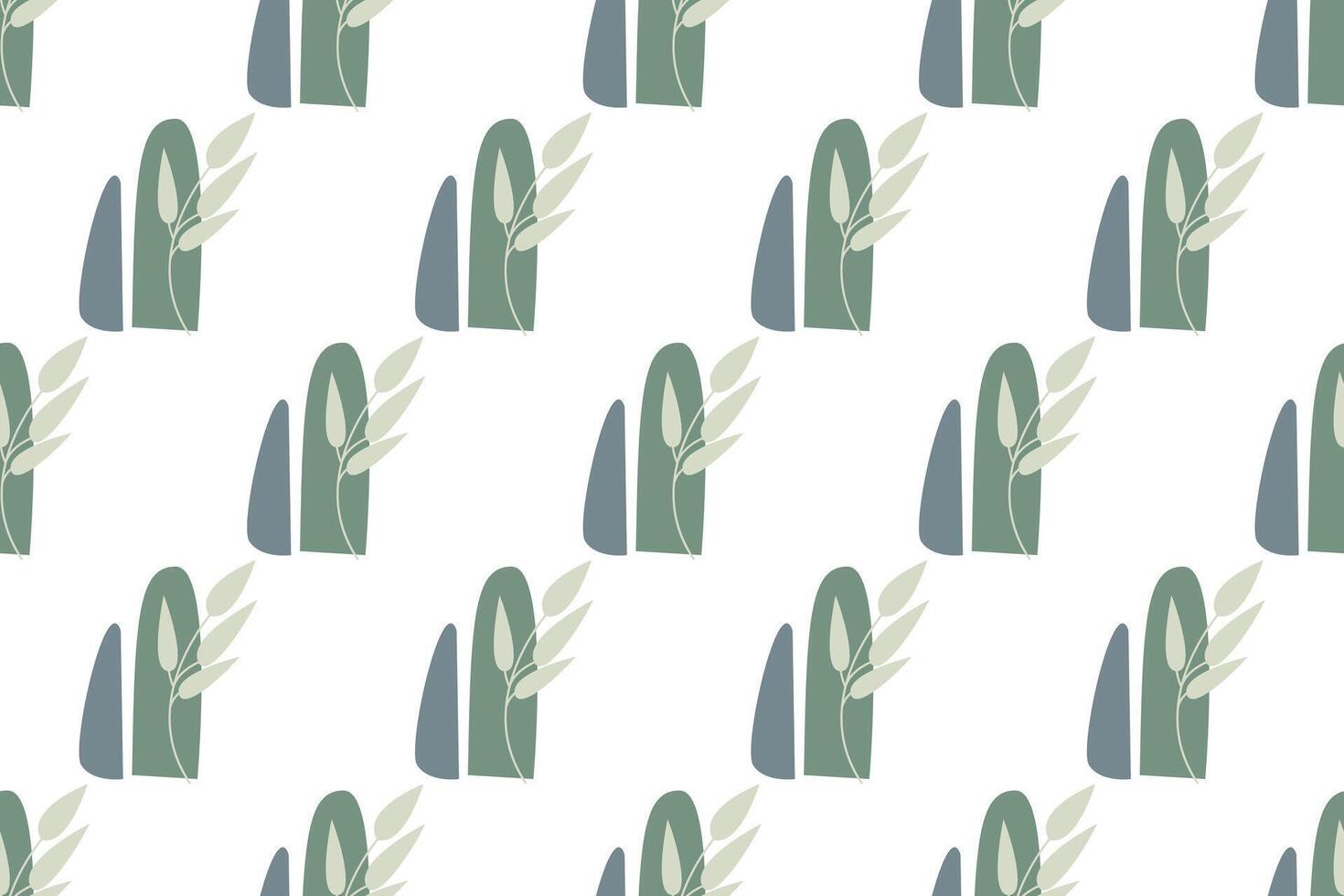 Abstract boho seamless pattern background illustration vector