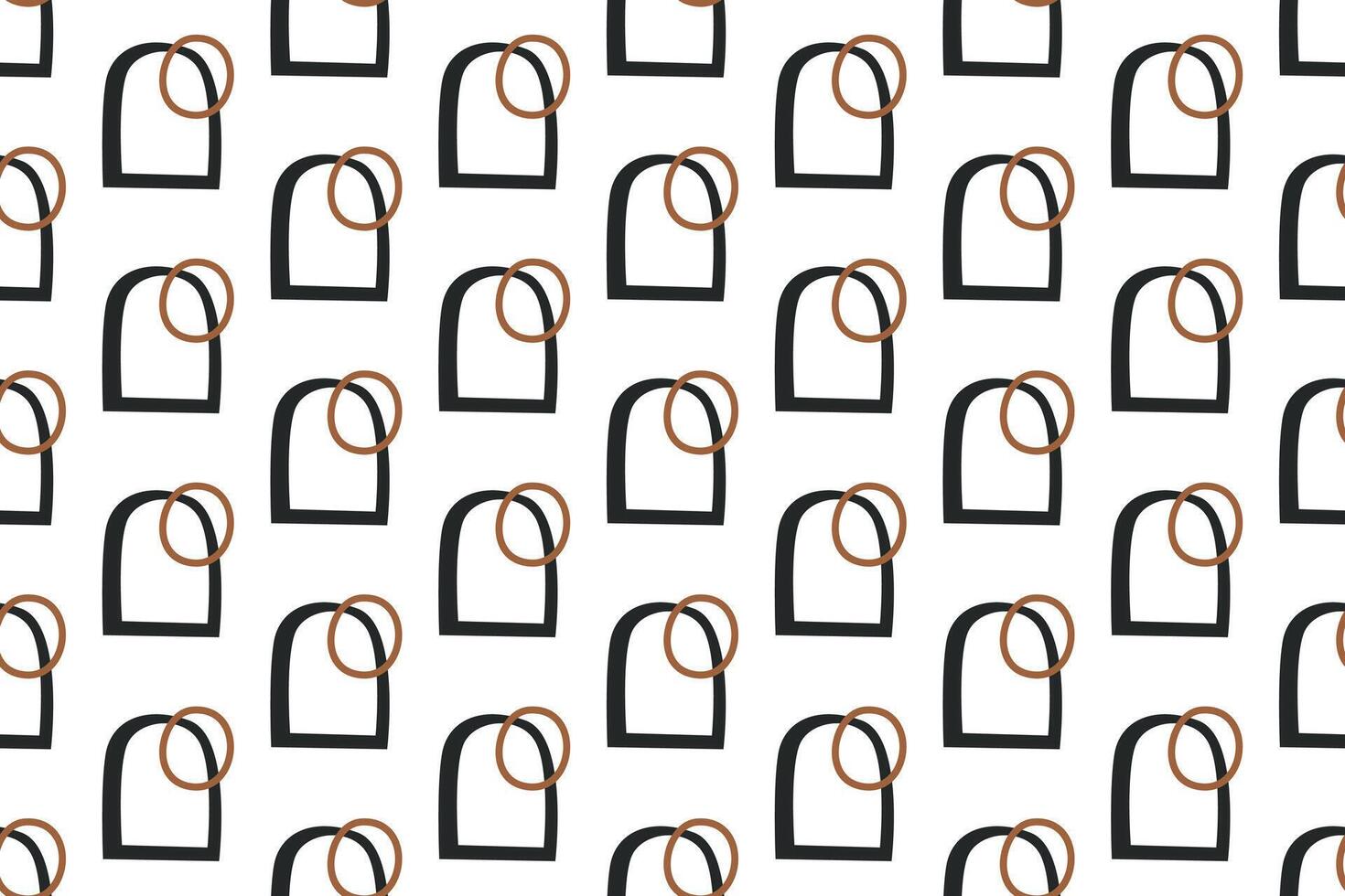 Abstract boho seamless pattern background illustration vector