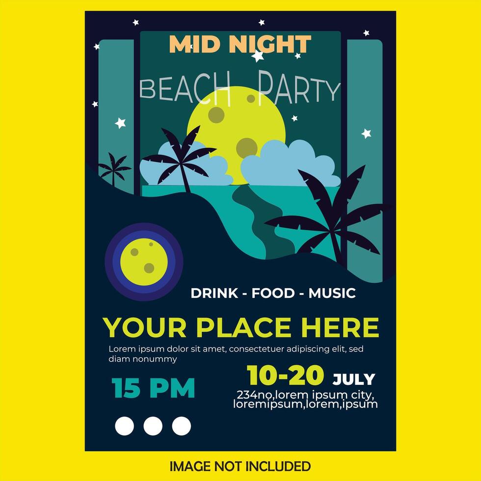 CREATIVE MINIMAL SIMPLE BUSINESS MODERN A4 SINGLE SIDED FLYER DESIGN TEMPLATE vector