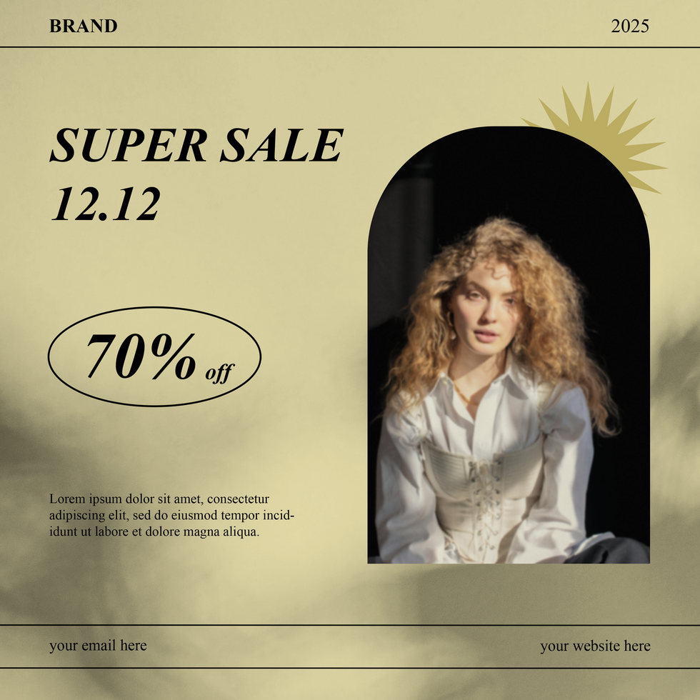 12.12 sale social media template psd