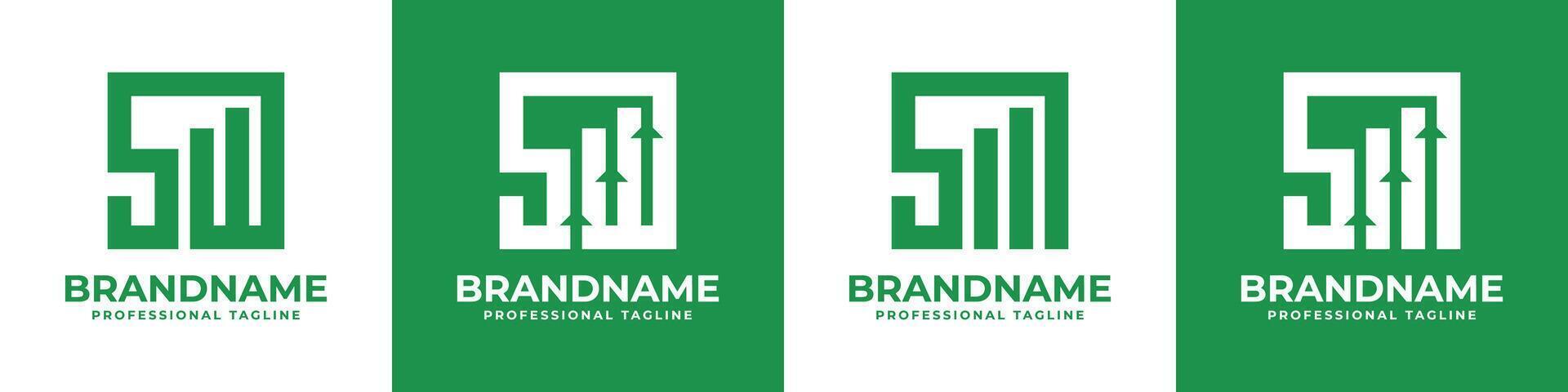 Letters SW or S Financial Logo, Great for Financial Planning and Consulting vector