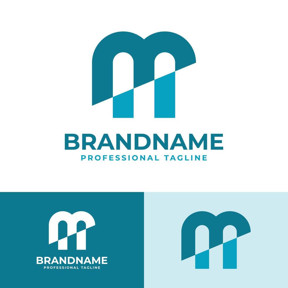 Letter M Financial Logo, Ideal for Wealth Management Services vector