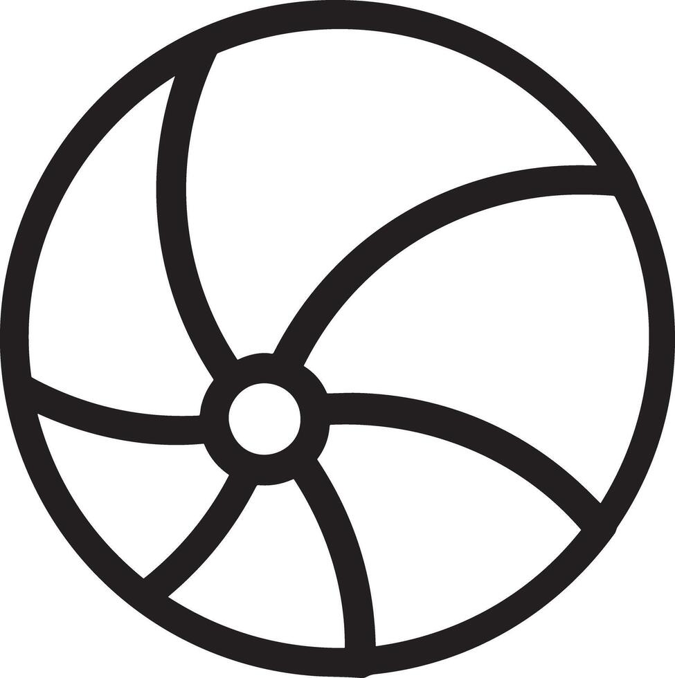 Ball icon symbol image vector