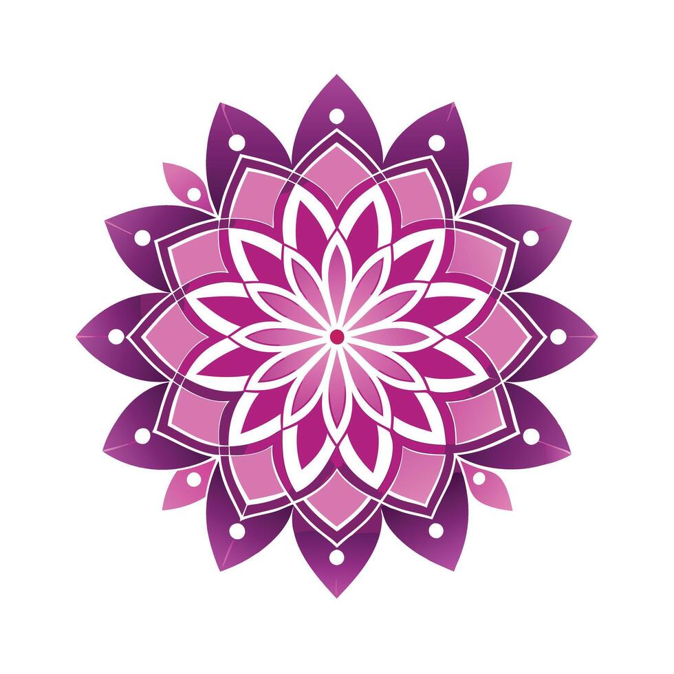 Beautiful Floral Mandala Design Illustration vector