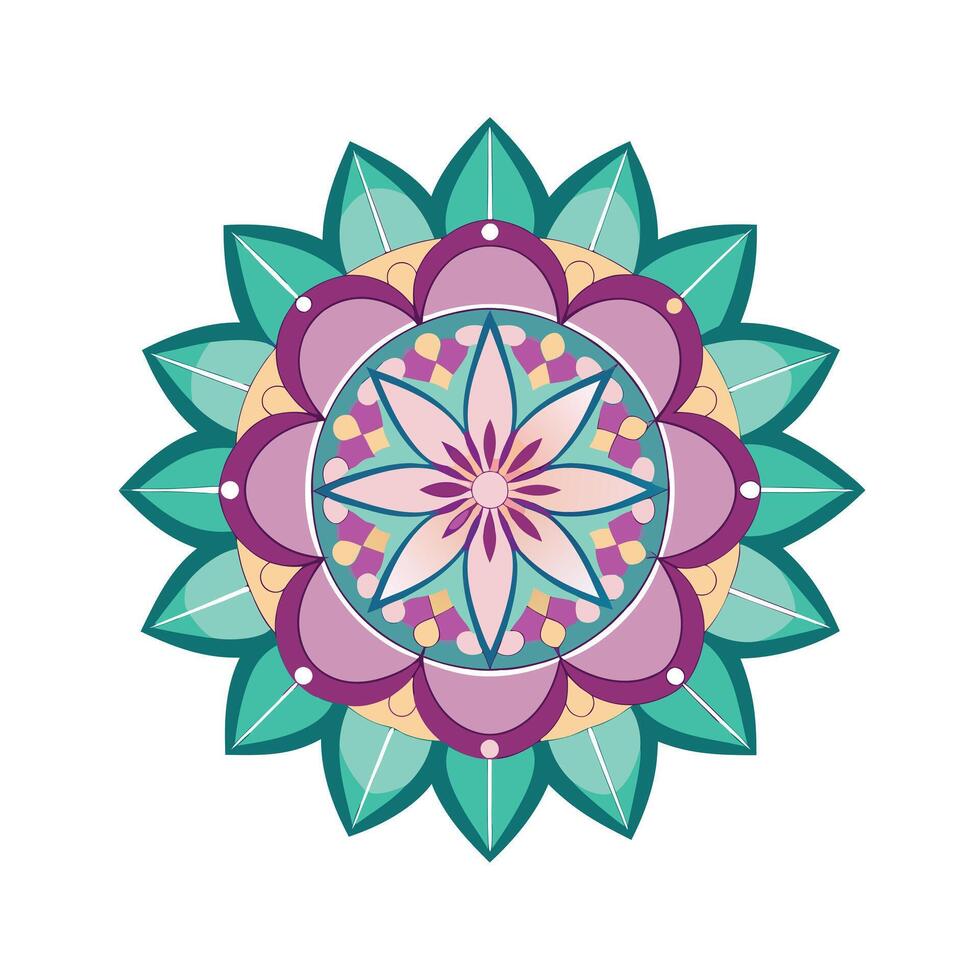 Beautiful Floral Mandala Design Illustration vector