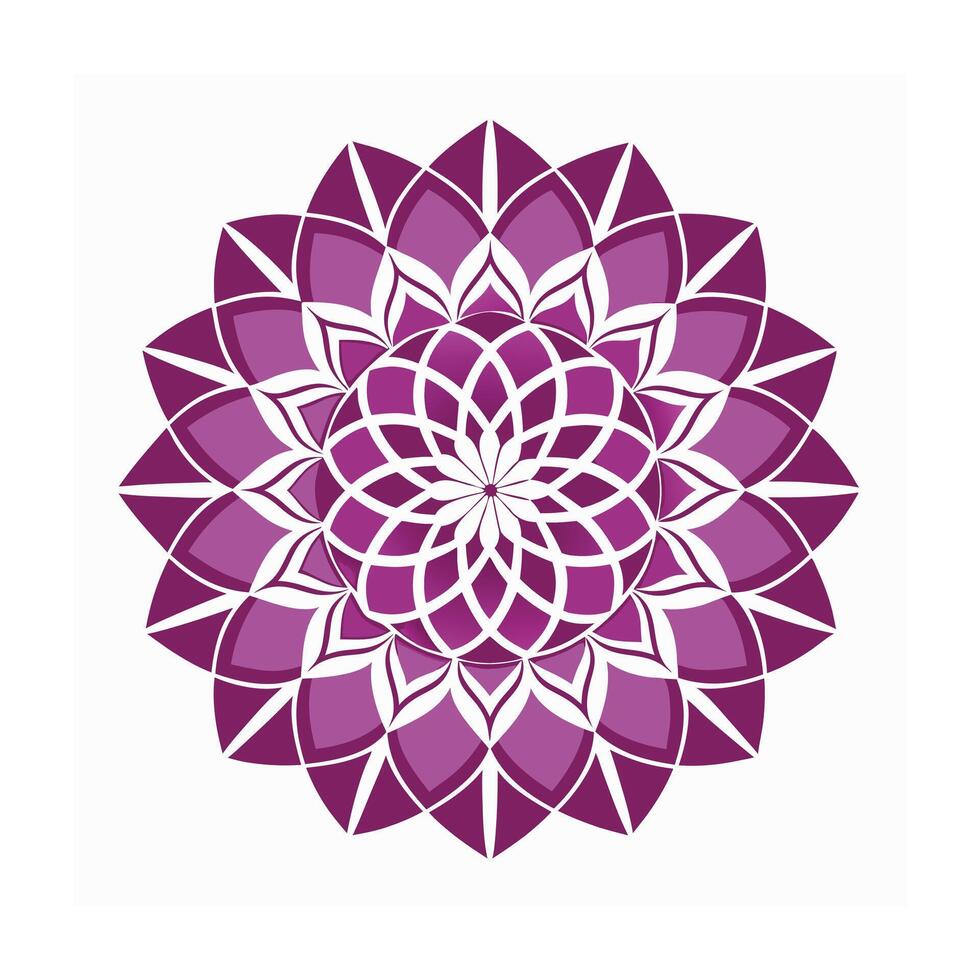 Beautiful Floral Mandala Design Illustration vector