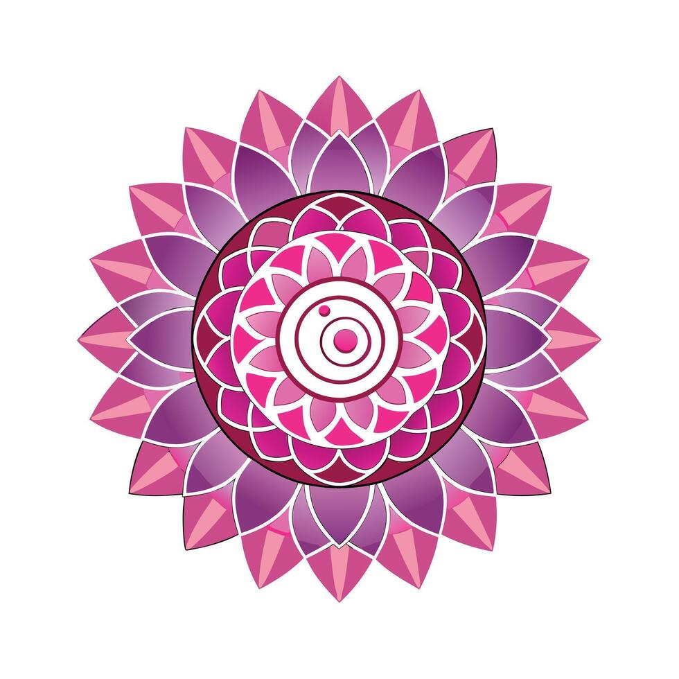 Beautiful Floral Mandala Design Illustration vector
