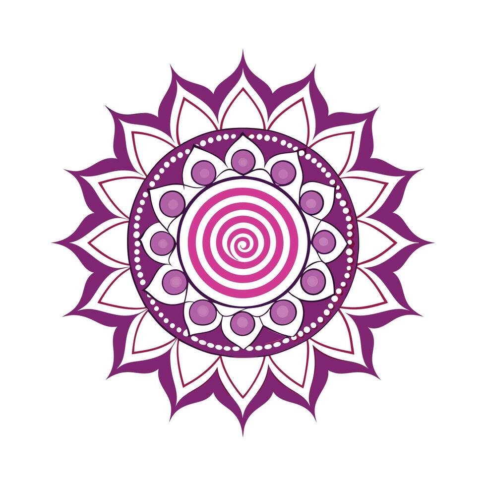 Beautiful Floral Mandala Design Illustration vector