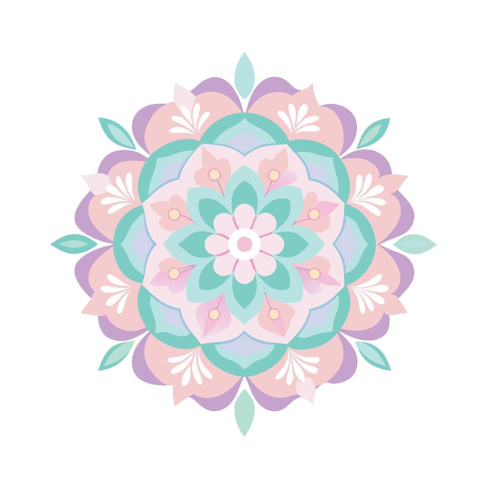 Beautiful Floral Mandala Design Illustration vector