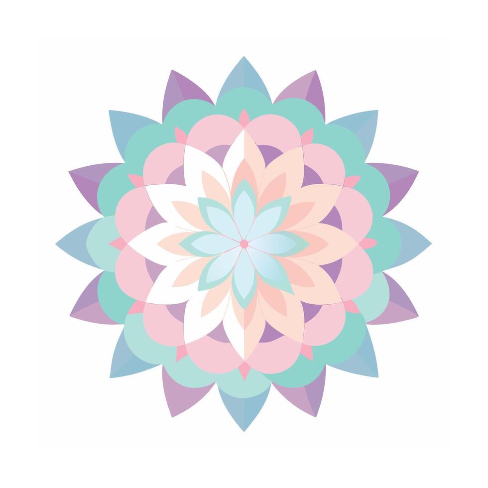 Beautiful Floral Mandala Design Illustration vector