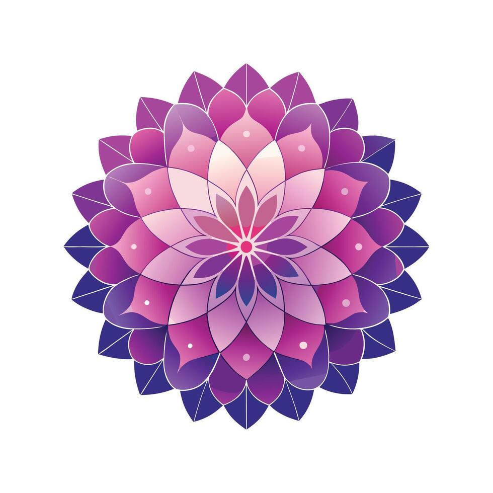 Beautiful Floral Mandala Design Illustration vector