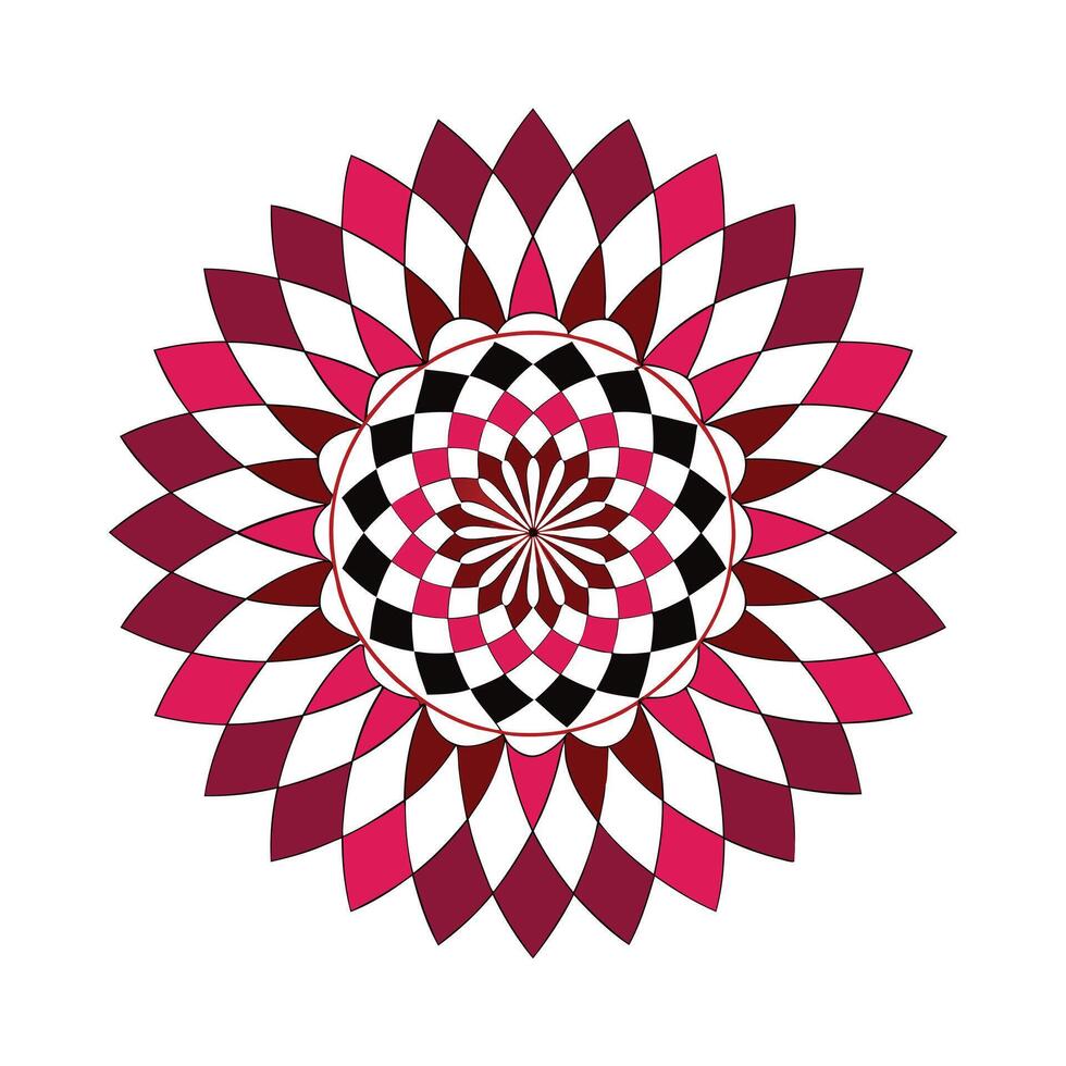 Beautiful Floral Mandala Design Illustration vector