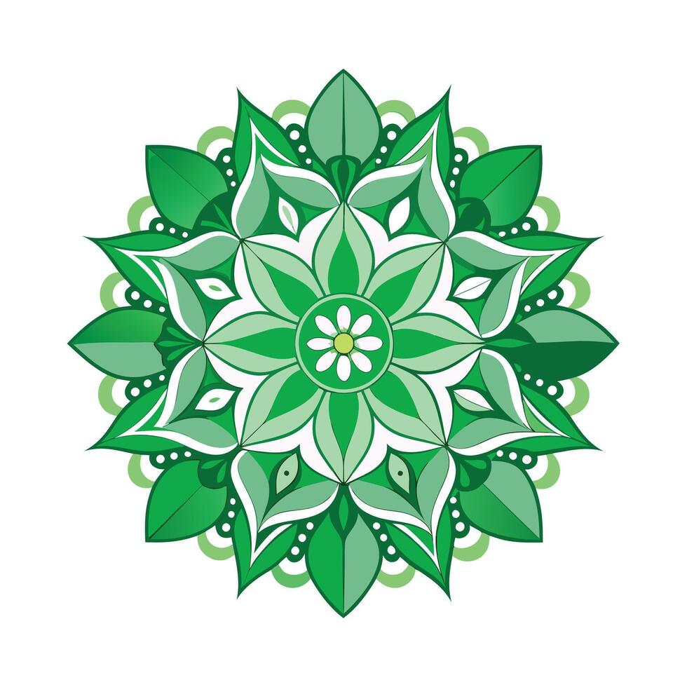 Beautiful Floral Mandala Design Illustration vector