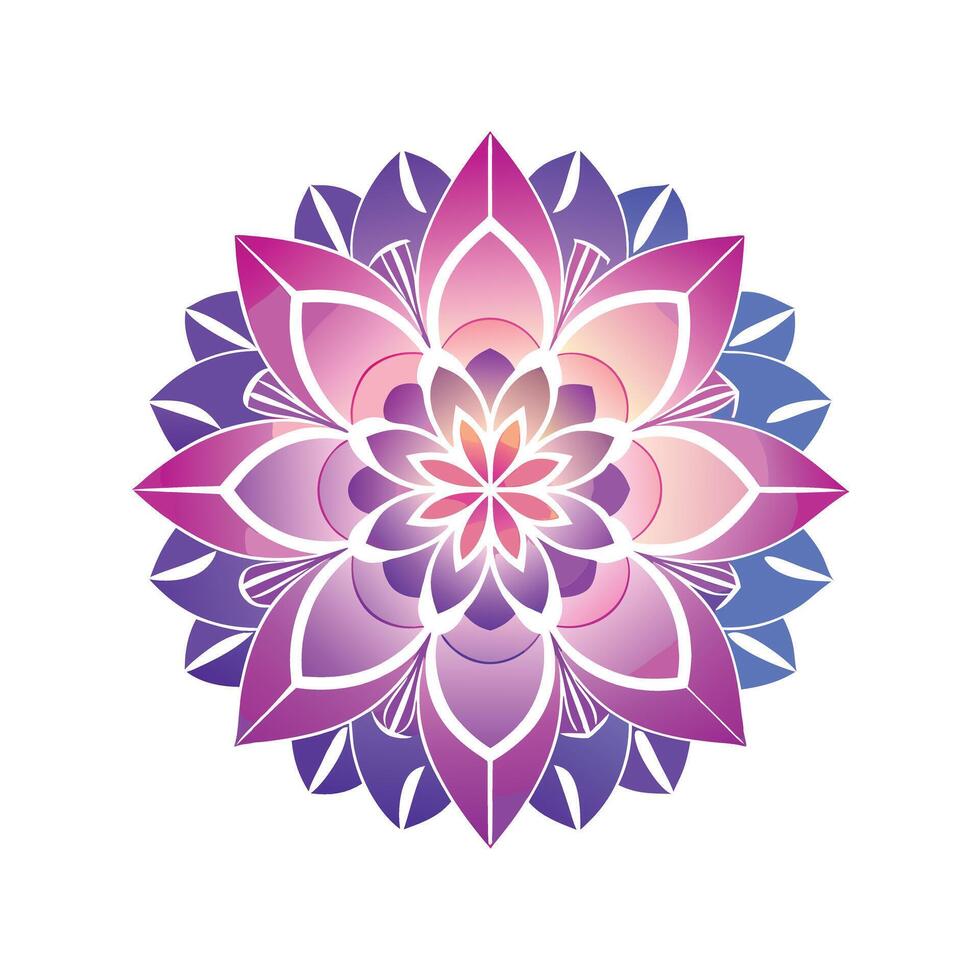 Beautiful Floral Mandala Design Illustration vector
