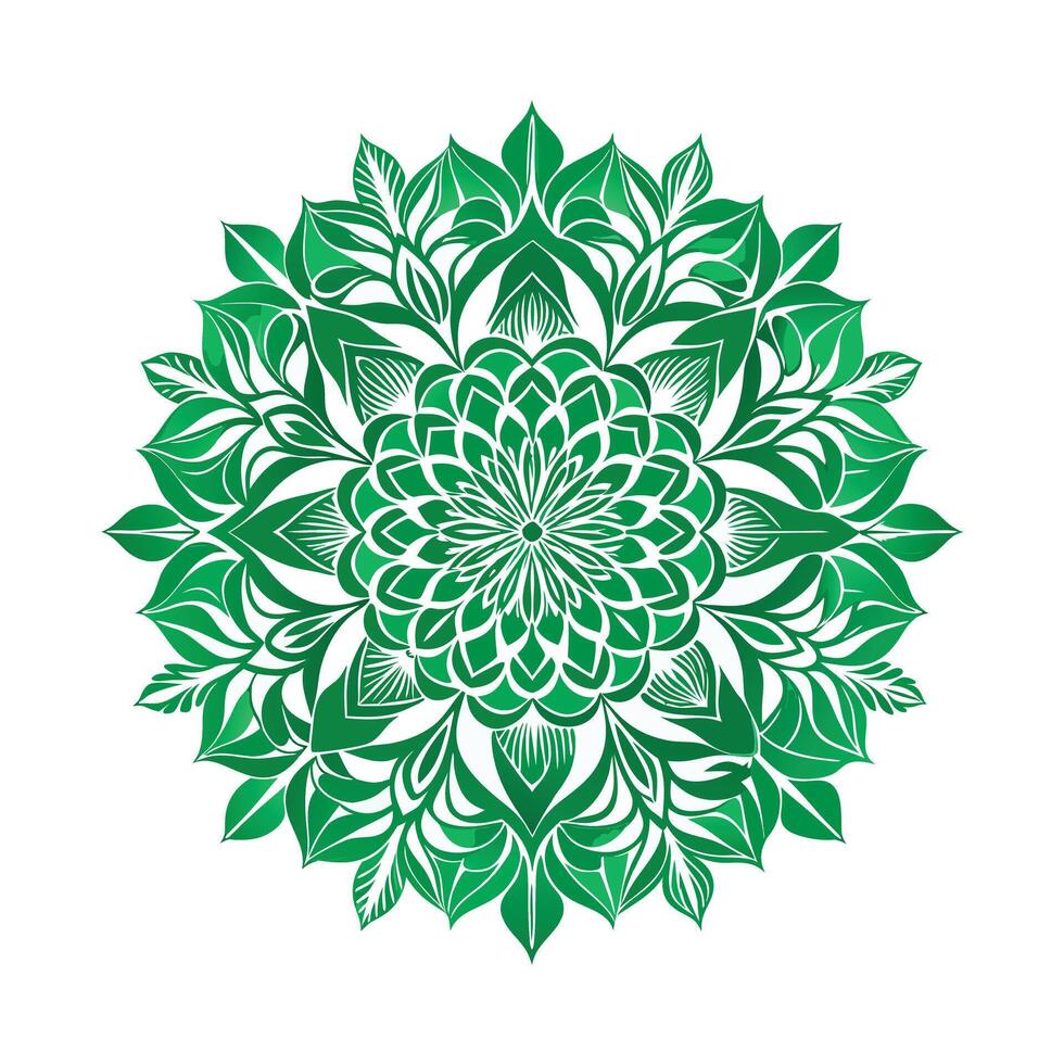 Beautiful Floral Mandala Design Illustration vector