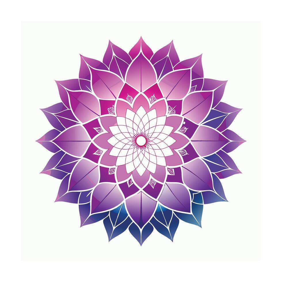 Beautiful Floral Mandala Design Illustration vector