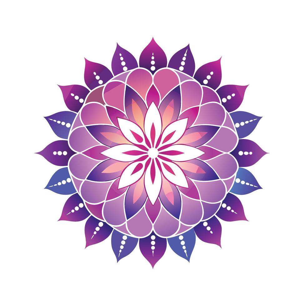 Beautiful Floral Mandala Design Illustration vector