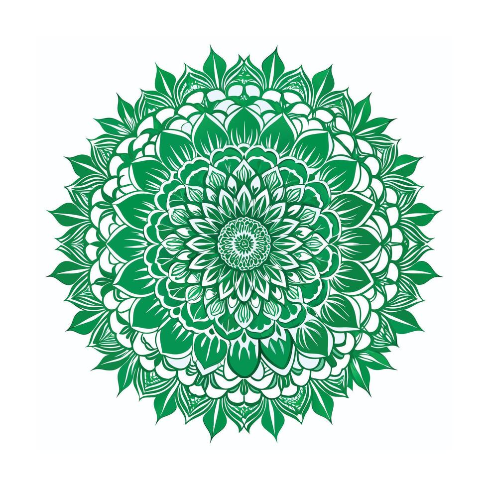 Beautiful Floral Mandala Design Illustration vector