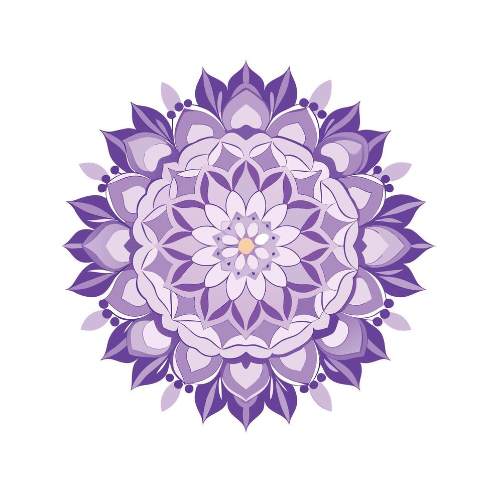 Beautiful Floral Mandala Design Illustration vector