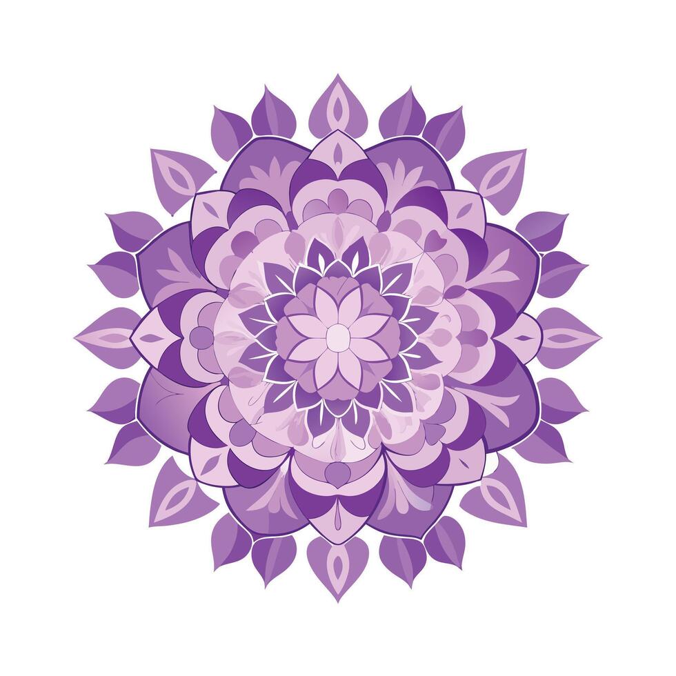 Beautiful Floral Mandala Design Illustration vector