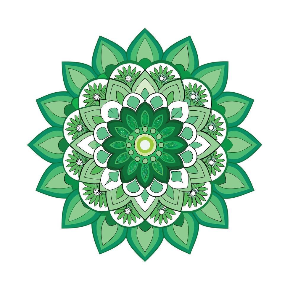 Beautiful Floral Mandala Design Illustration vector