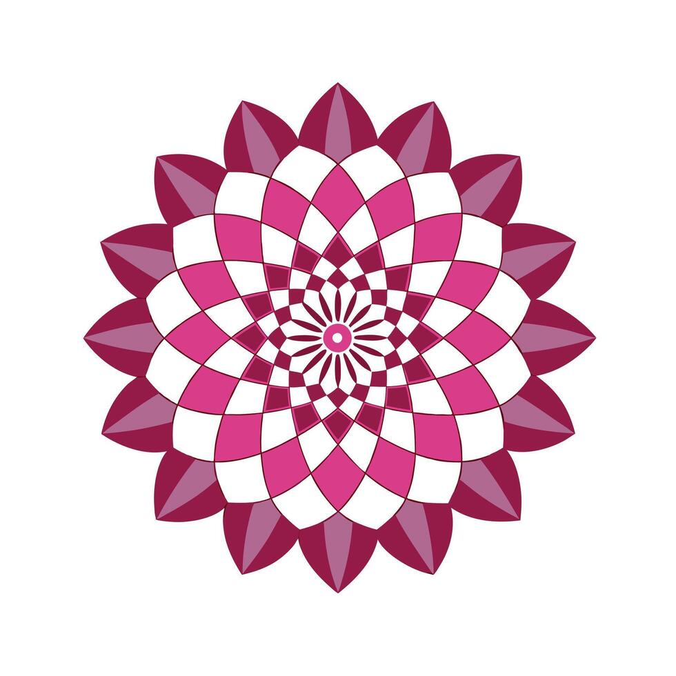 Beautiful Floral Mandala Design Illustration vector