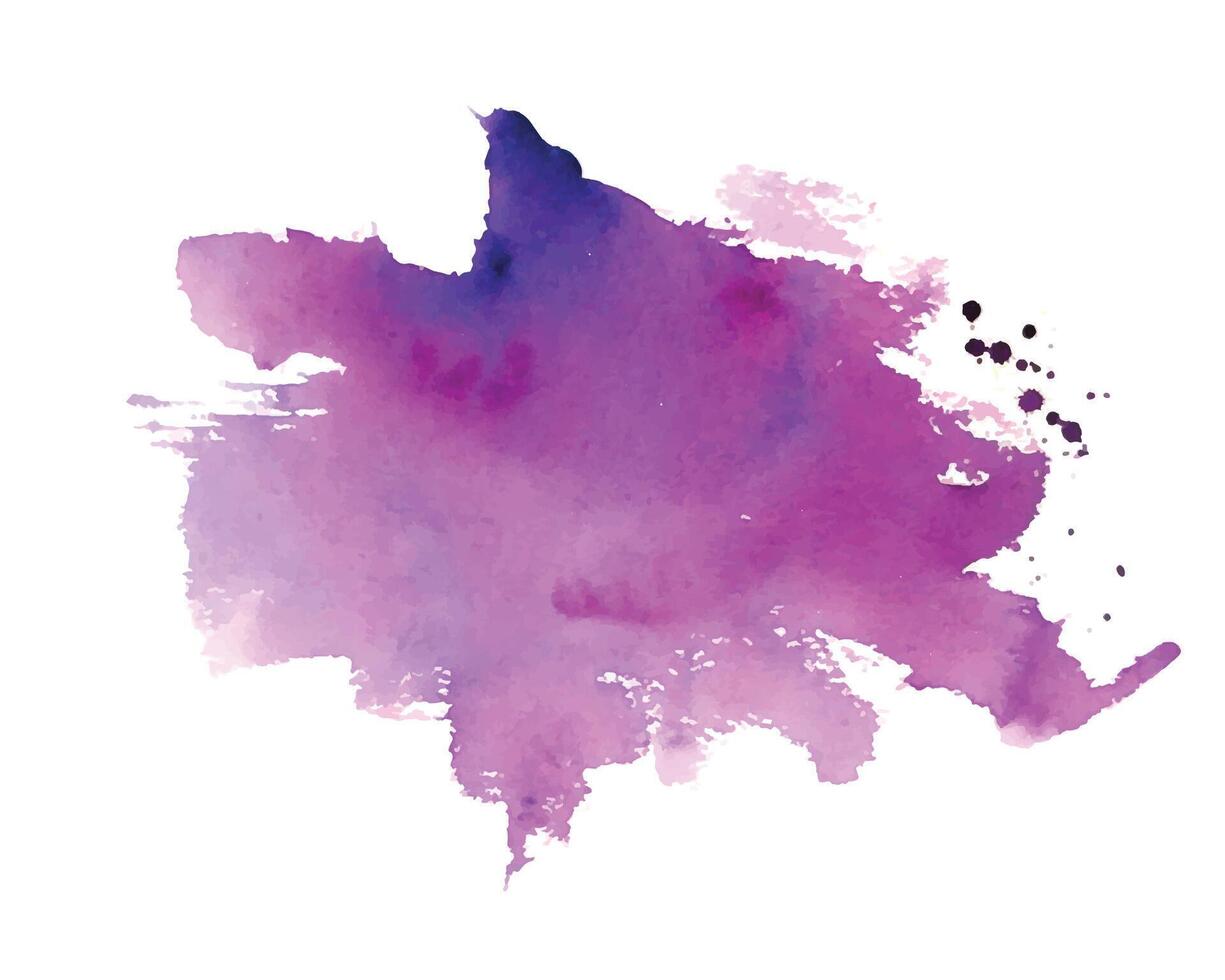 watercolor isolated abstract background turquoise vector