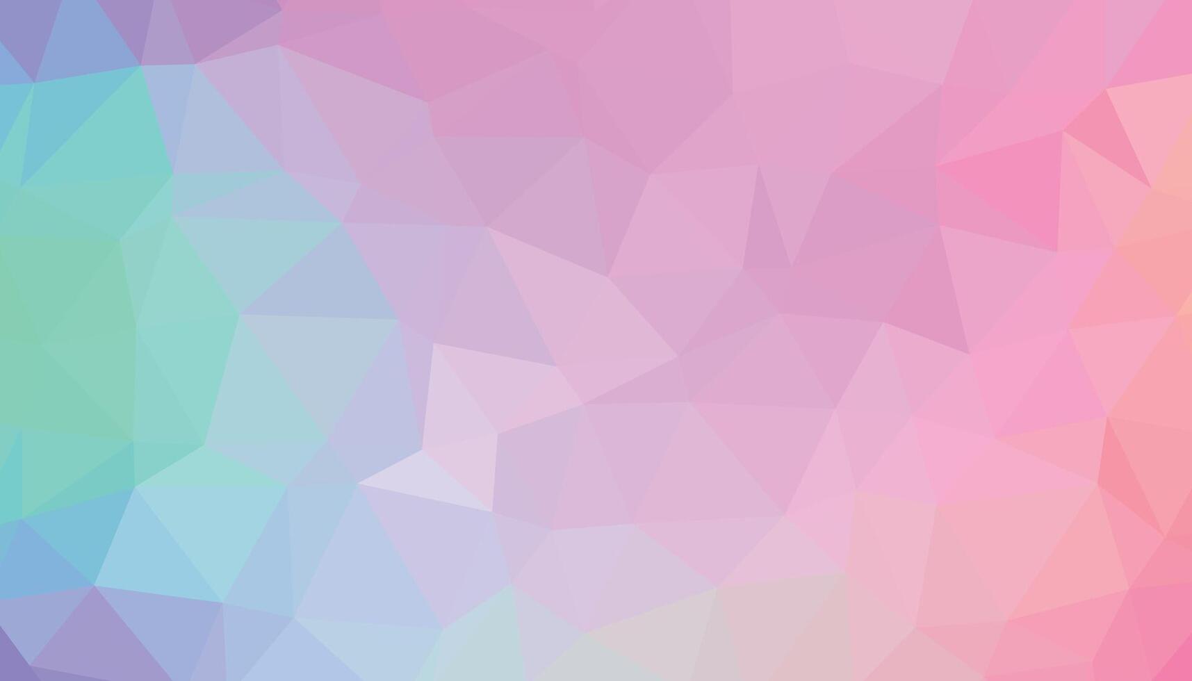 Gradient multicolor pastel background on triangle pattern. Geometric abstract soft tone pixel background. Shabby pixel. vector
