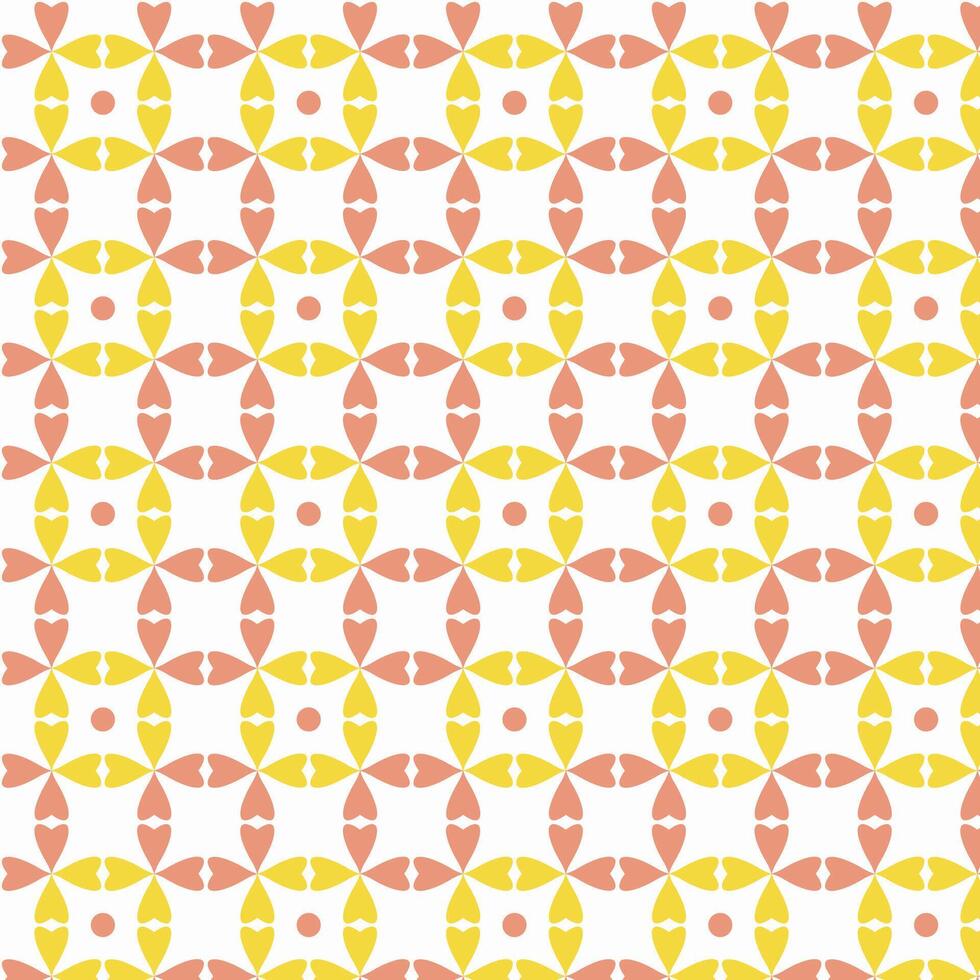 Abstract colorful paint art. Different geometric figures background. Seamless floral pattern Flat minimal style vector