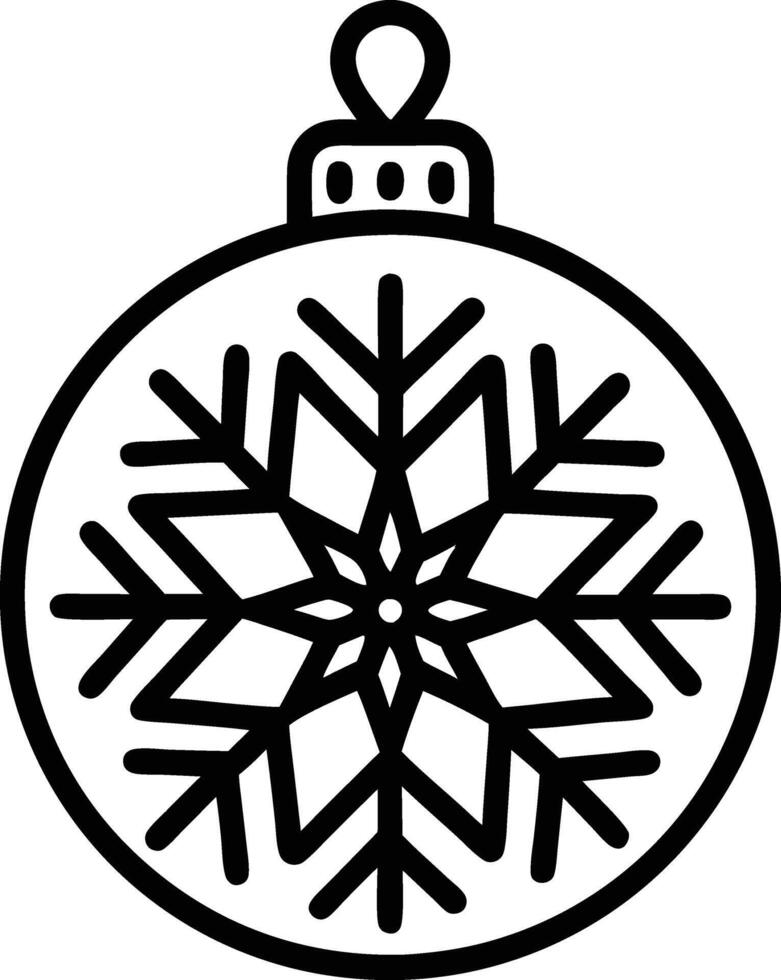 Christmas ornament illustration. decoration, winter, christmas, background, ornament, holiday, celebration, season,banner, snowflake vector