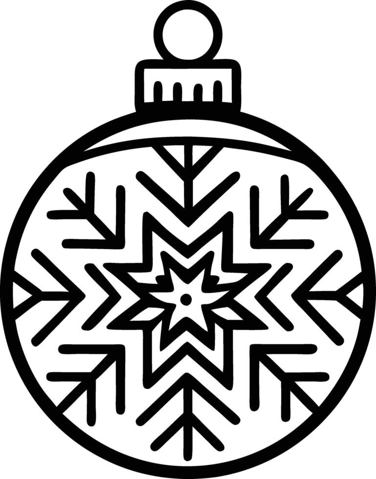 Christmas ornament illustration. decoration, winter, christmas, background, ornament, holiday, celebration, season,banner, snowflake vector
