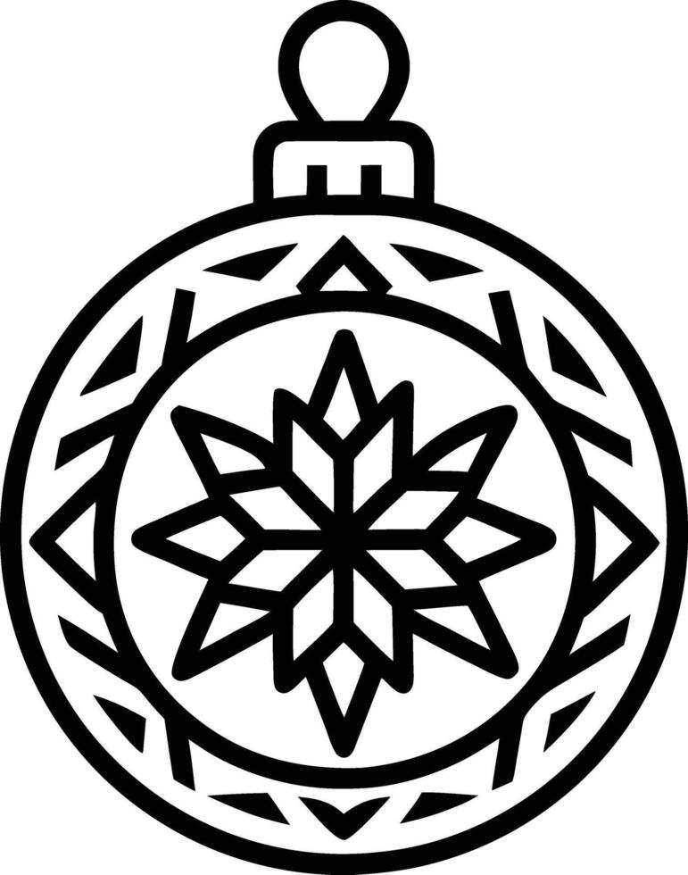 Christmas ornament illustration. decoration, winter, christmas, background, ornament, holiday, celebration, season,banner, snowflake vector