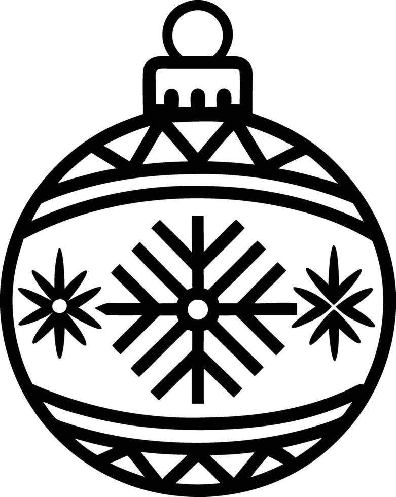Christmas ornament illustration. decoration, winter, christmas, background, ornament, holiday, celebration, season,banner, snowflake vector