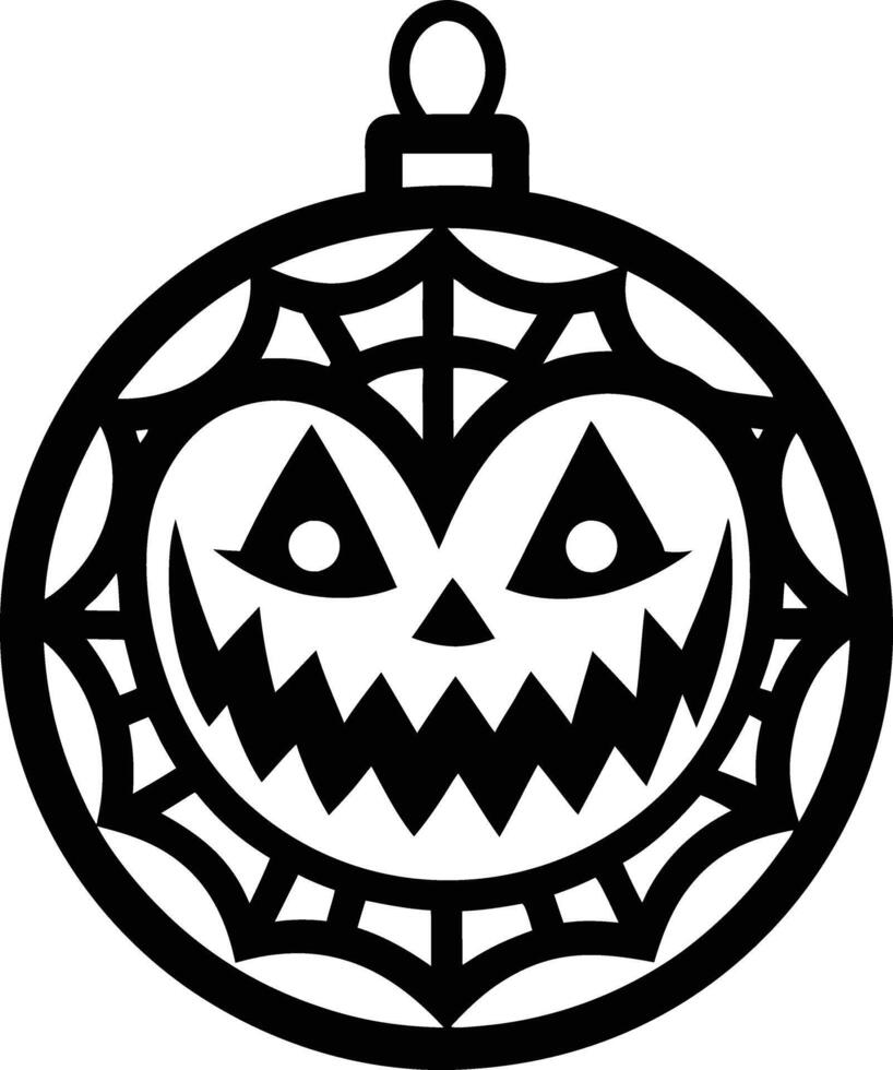 hallowen ornament illustration. oliday, halloween, october, scary, horror, pumpkin,happy halloween,halloween background vector