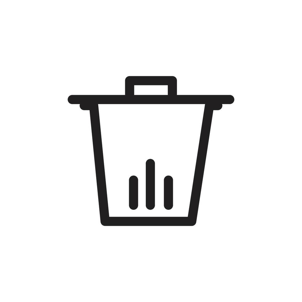 Versatile Basket Icon for Shopping and Storage Solutions vector