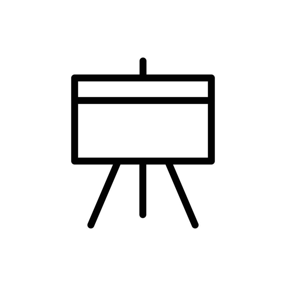 Informative Board Icon for Education and Presentations vector