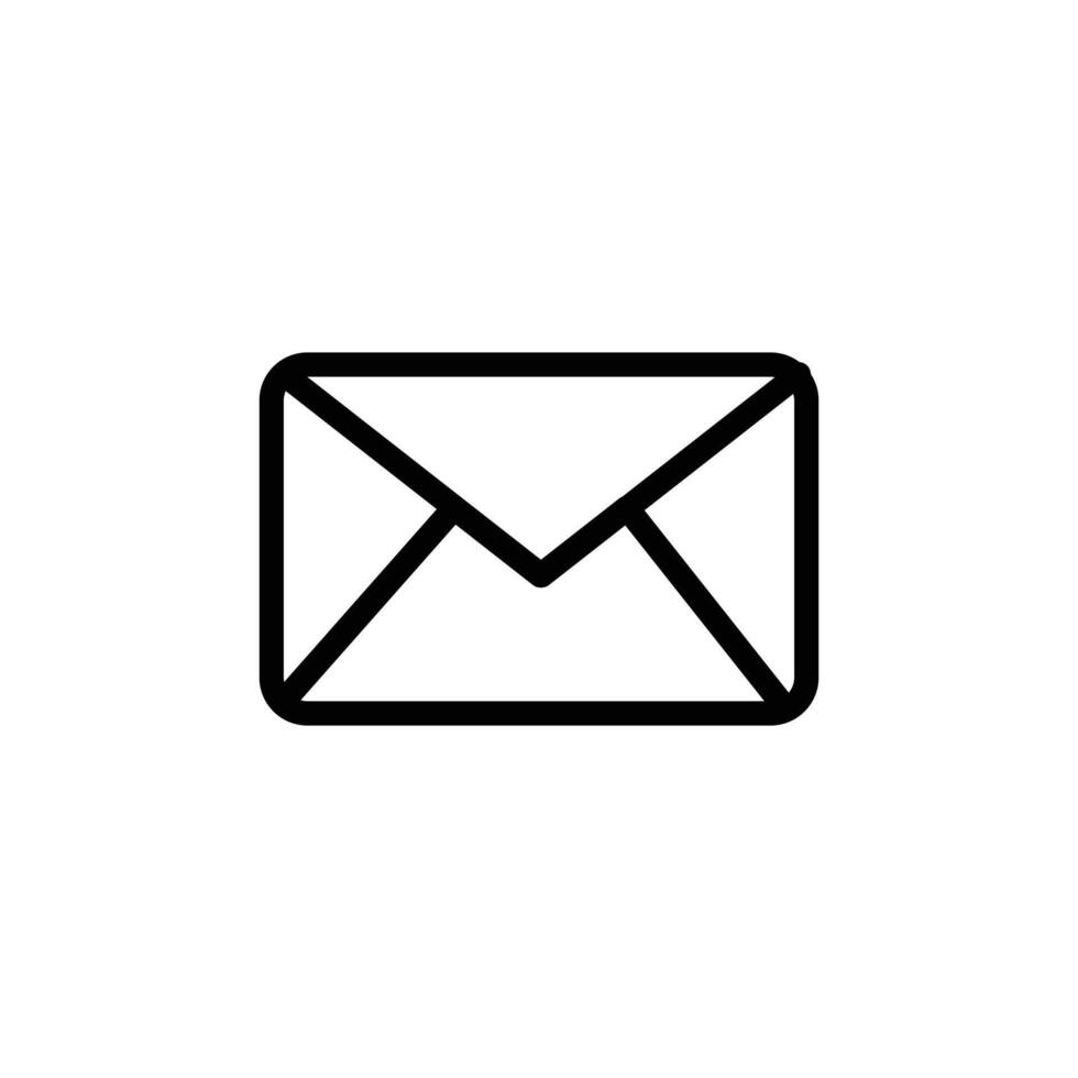 E-mail Communication Icon for Business and Personal Use vector