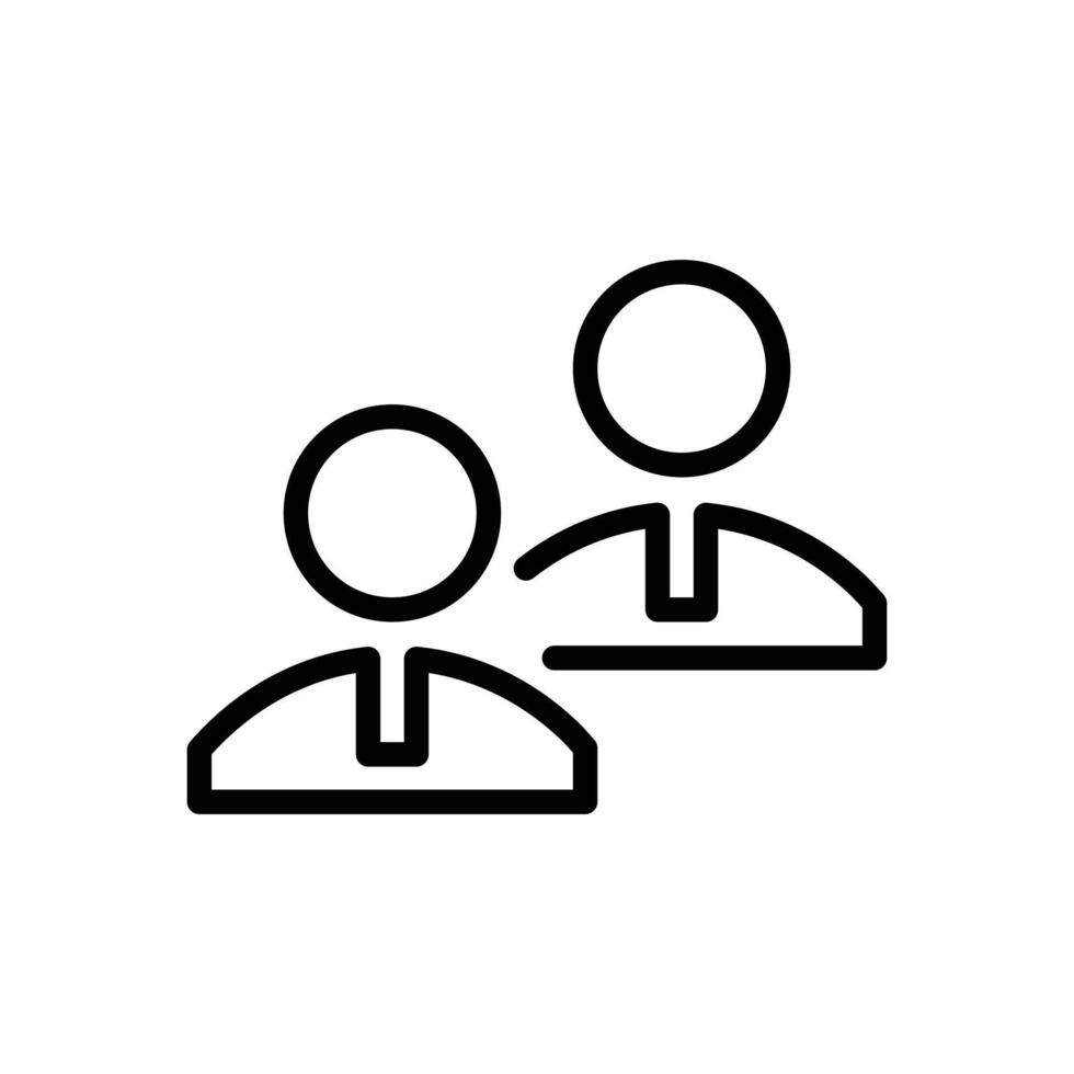 Interview Preparation Icon for Career Counseling, Job Readiness, and Employment Guidance Illustrations vector