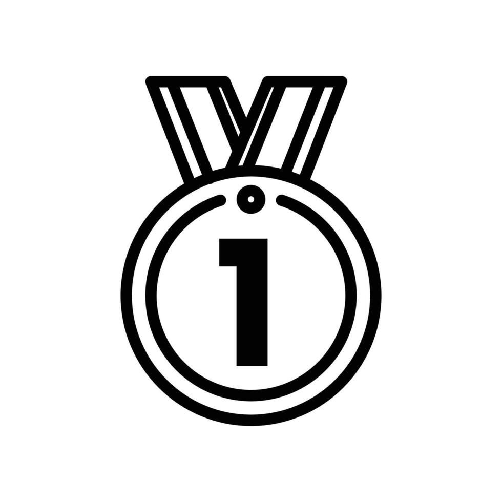 Medal Icon for Awards and Achievements Recognition vector